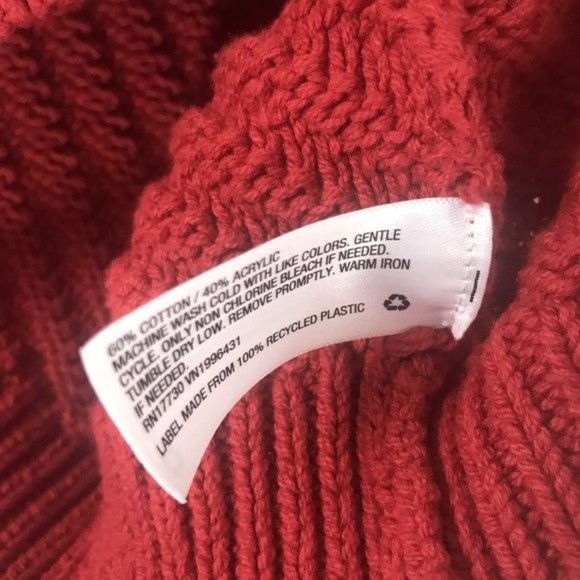 UNIVERSAL THREAD Chunky Knit Cotton Blend Sweater Pullover Size Small - Picture 8 of 8